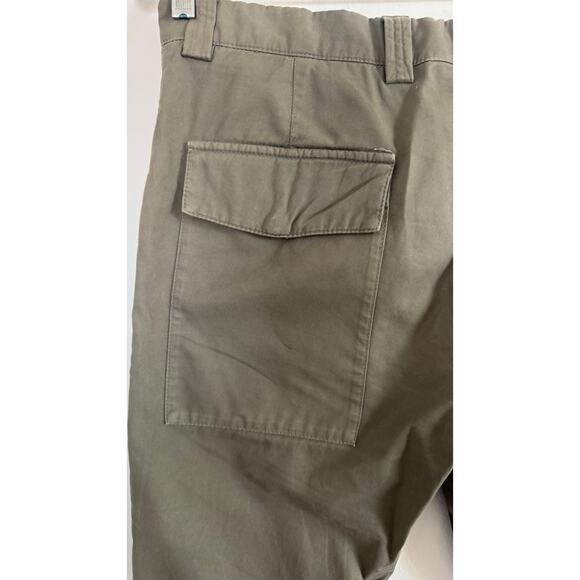 Brunello Cucinelli Men’s Cotton Cargo Pants Size 48 (32x30) Olive Green - Picture 8 of 12